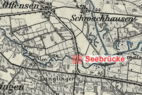 Seebrücke und Viehtränken Karte des Deutschen Reiches Bl. 262 Celle von 1904